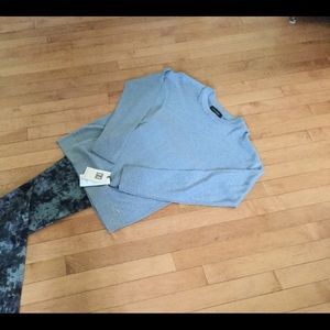 Silver/Gray Metallic Sweater